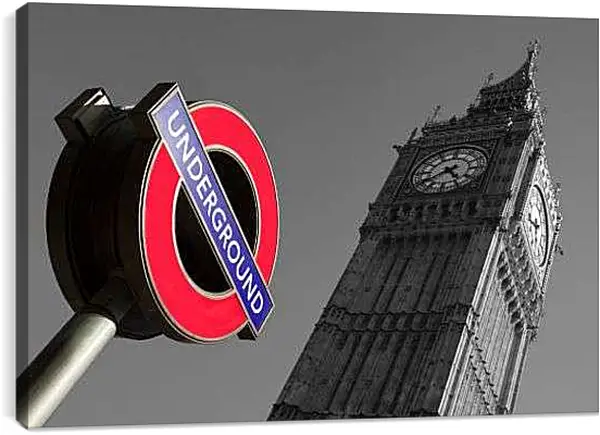 Постер на подрамнике - Биг-Бен