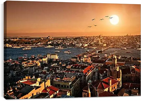 Постер на подрамнике - Солнце Стамбула