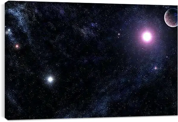 Постер на подрамнике - Космос