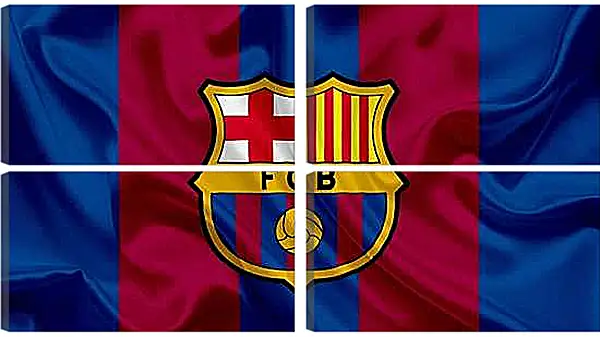 Модульная картина - Эмблема ФК Барселона