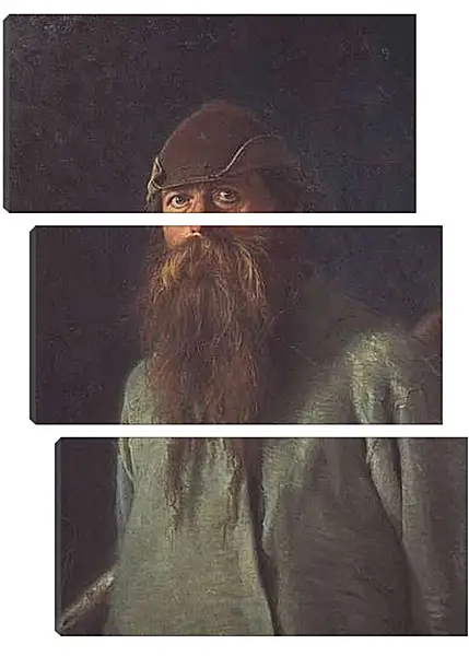 Модульная картина - Полесовщик. Иван Николаевич Крамской