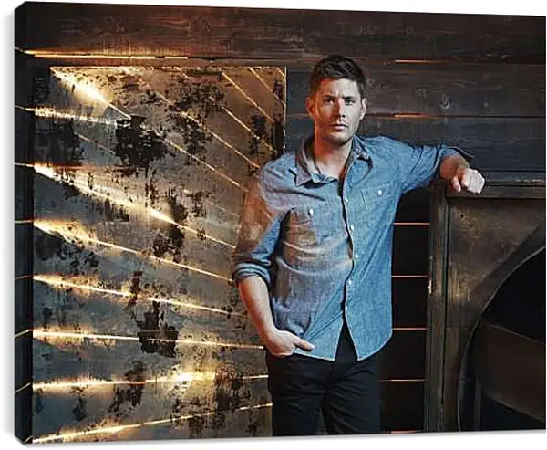 Постер на подрамнике - Дженсен Эклс. Jensen Ackles
