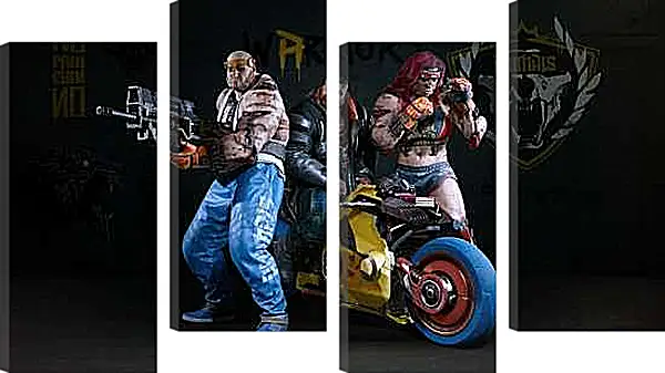 Модульная картина - Cyberpunk 2077