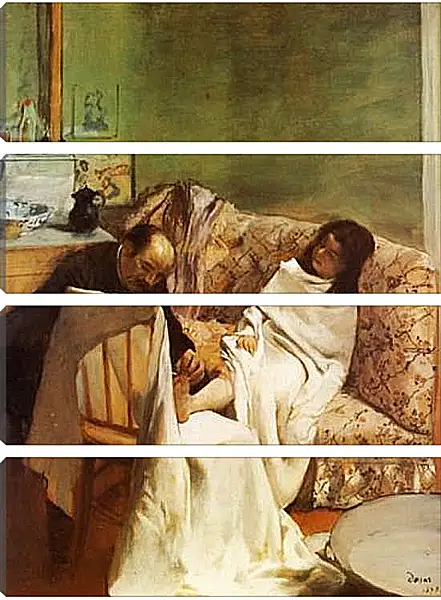 Модульная картина - Le Pedicure. Эдгар Дега