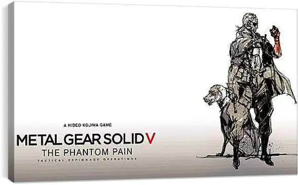 Постер на подрамнике - Metal Gear Solid V: The Phantom Pain
