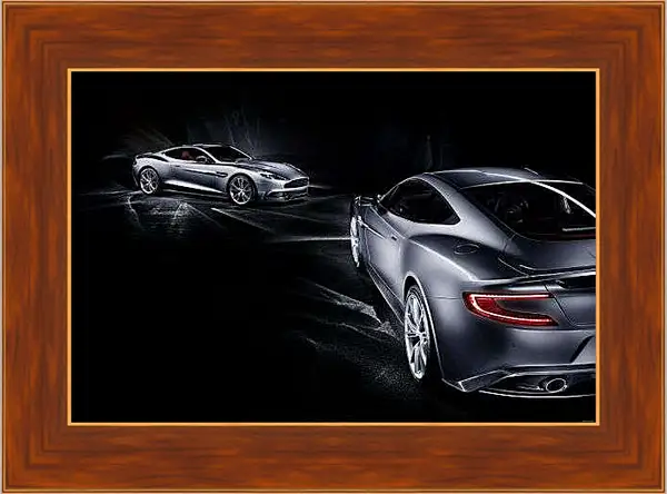 Картина в раме - Машины в темноте