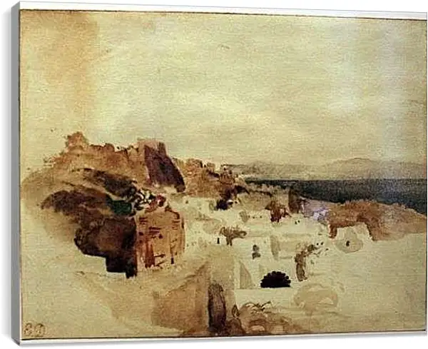 Постер на подрамнике - Sketchbook. Эжен Делакруа