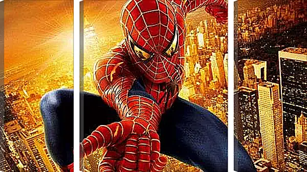 Модульная картина - Человек паук