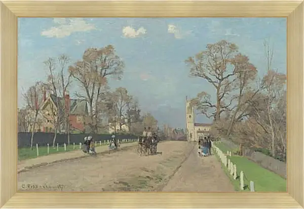 Картина в раме - The Avenue, Sydenham. Камиль Писсарро