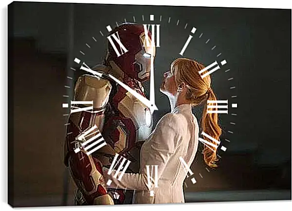 Часы картина - Железный человек. Iron Man