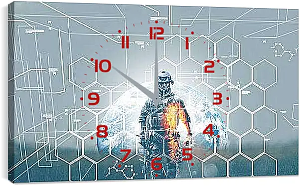 Часы картина - battlefield 3, soldier, graphics