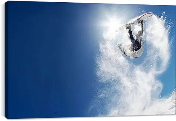 Постер на подрамнике - Выкрутасы в воздухе