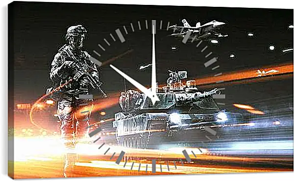 Часы картина - Battlefield 3