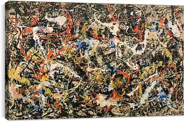 Постер на подрамнике - Convergence. Джексон Поллок