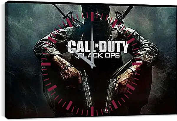 Часы картина - Call Of Duty: Black Ops