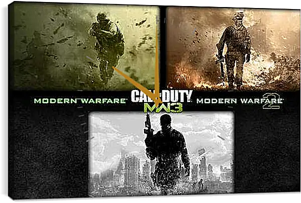 Часы картина - Call Of Duty