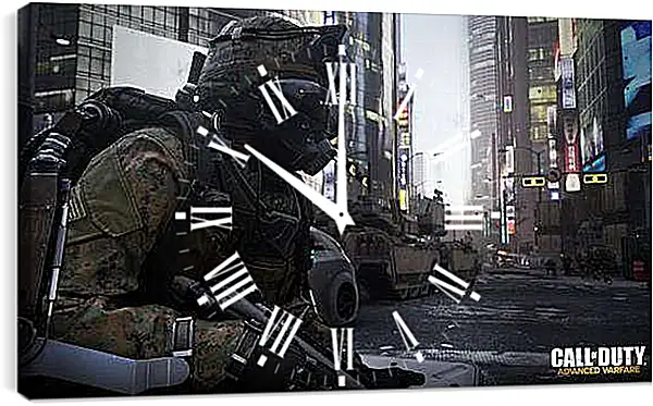 Часы картина - Call Of Duty: Advanced Warfare