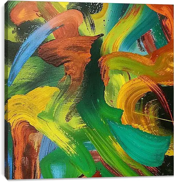 Постер на подрамнике - Абстракционизм Фантазия 1
