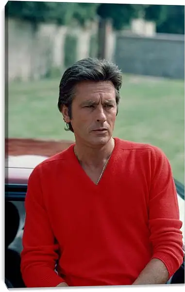 Постер на подрамнике - Ален Делон. Alain Delon