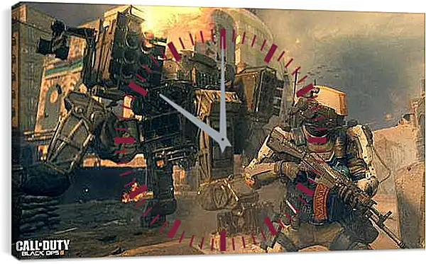 Часы картина - Call Of Duty: Black Ops III