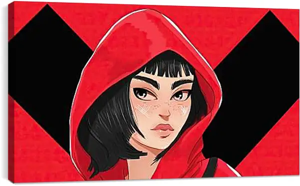 Постер на подрамнике - Бумажный дом. La casa de papel