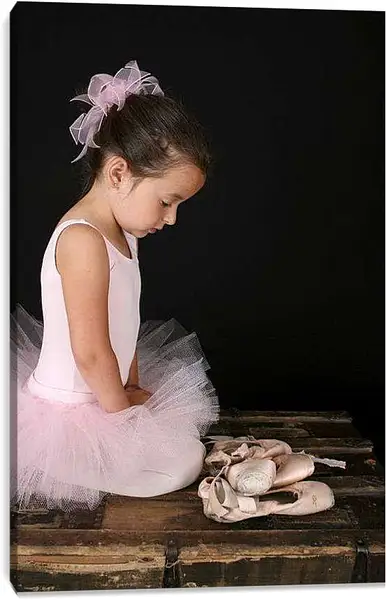 Постер на подрамнике - Юная балерина