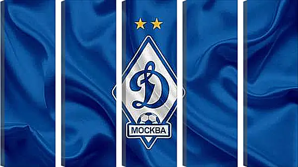 Модульная картина - Эмблема ФК Динамо Москва