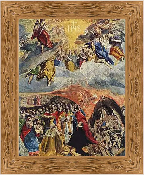 Картина в раме - Traum Philipps II. Эль Греко