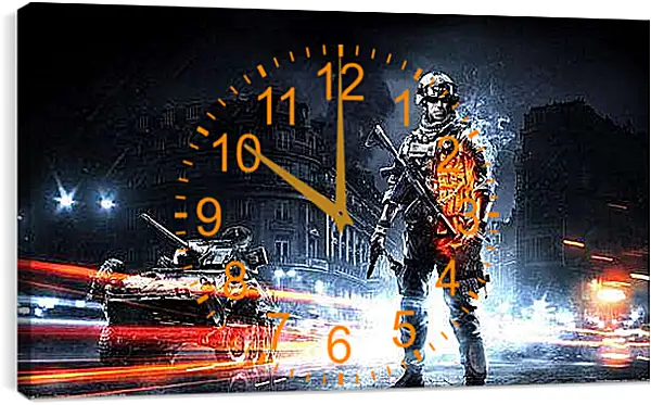 Часы картина - Battlefield 3
