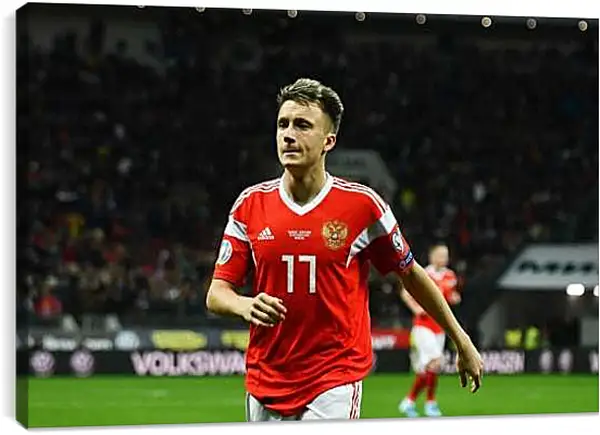 Постер на подрамнике - Александр Головин в сборной России