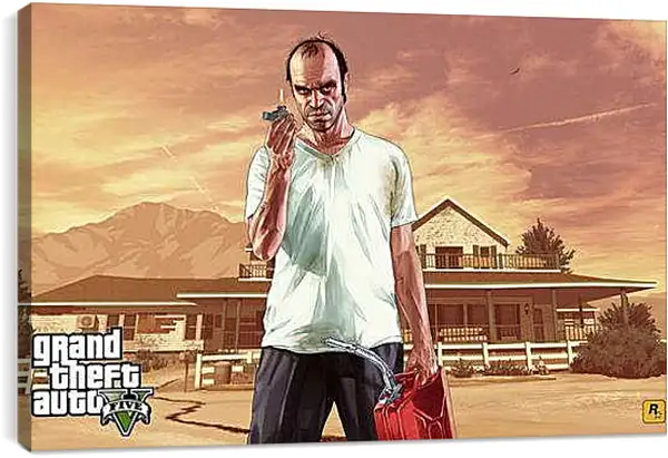 Постер на подрамнике - Grand Theft Auto V
