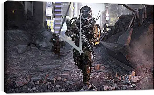 Часы картина - Call Of Duty: Advanced Warfare