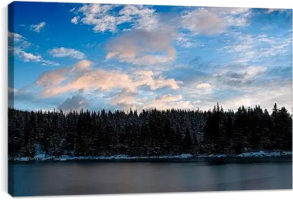 Постер на подрамнике - Зима