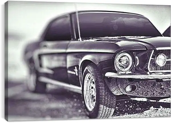 Постер на подрамнике - Машина