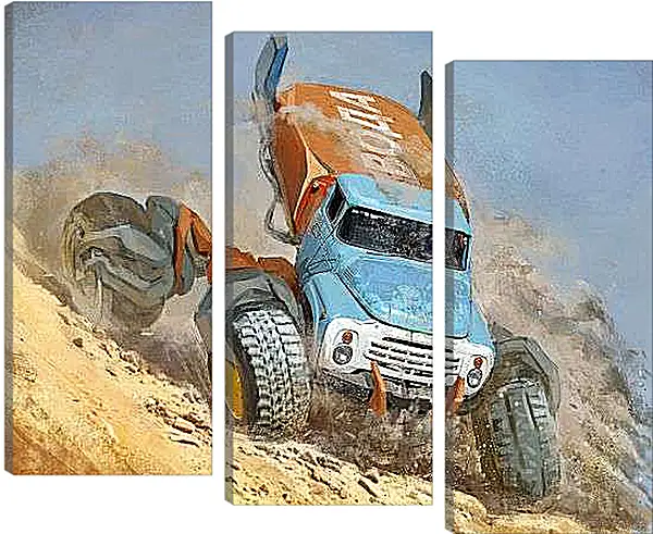 Модульная картина - Зил