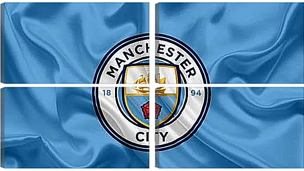 Модульная картина - Эмблема Манчестер Сити