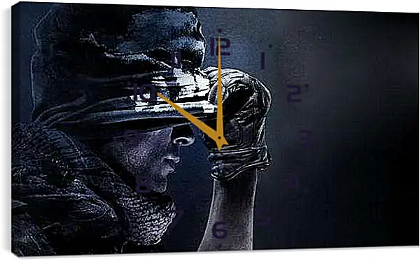 Часы картина - Call Of Duty: Ghosts