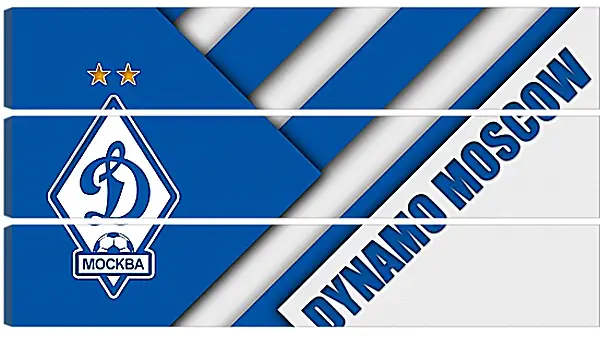 Модульная картина - Эмблема ФК Динамо Москва