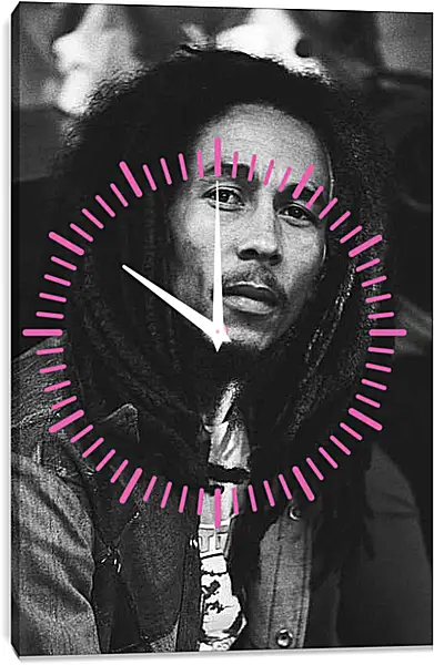 Часы картина - Боб Марли. Bob Marley
