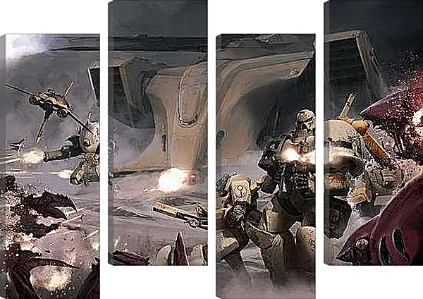 Модульная картина - Warhammer