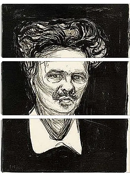 Модульная картина - August Strindberg. Эдвард Мунк