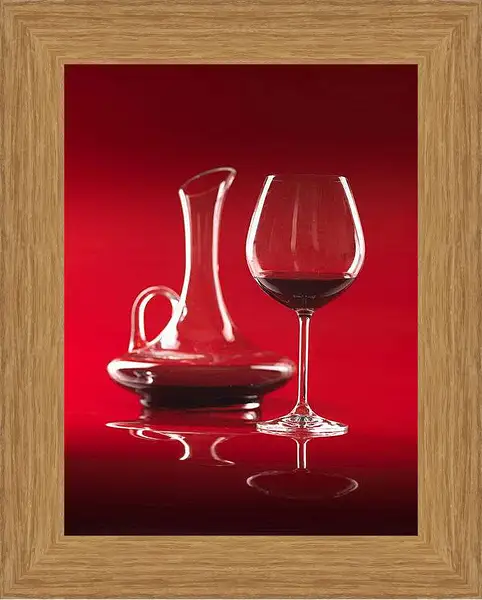 Картина в раме - Кувшин с вином. Винная Симфония.