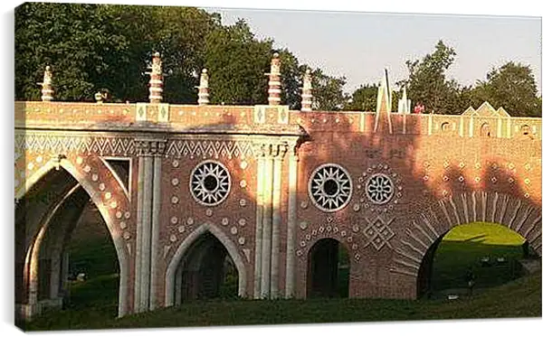 Постер на подрамнике - Tsaritsino - Царицыно