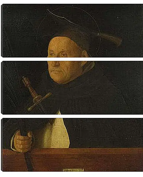 Модульная картина - A Dominican, with the Attributes of Saint Peter Martyr. Джованни Беллини