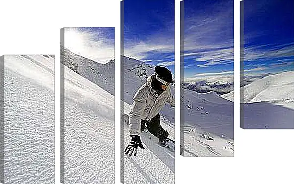 Модульная картина - Страховка рукой