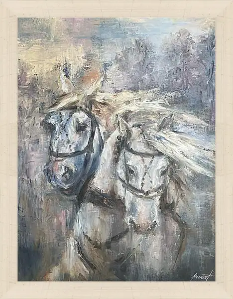 Картина в раме - Зимний забег