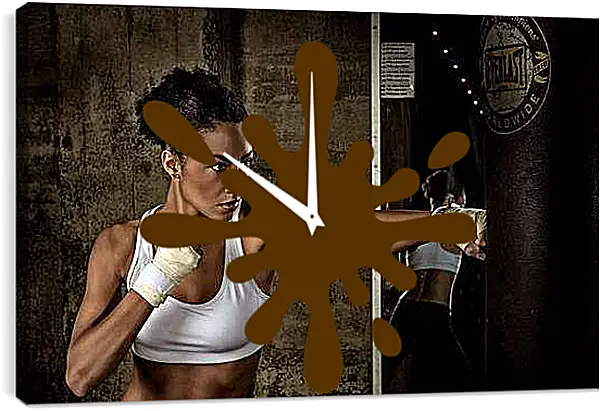 Часы картина - Отработка ударов