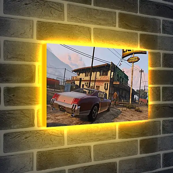Лайтбокс световая панель - Grand Theft Auto V