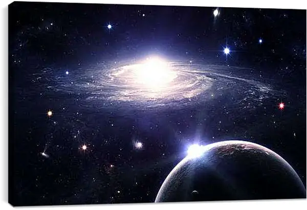 Постер на подрамнике - Космос