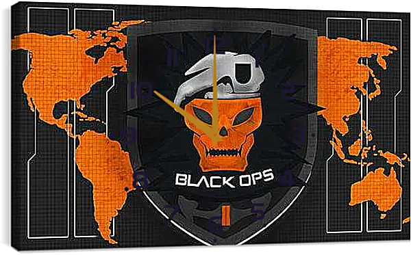 Часы картина - Call Of Duty: Black Ops